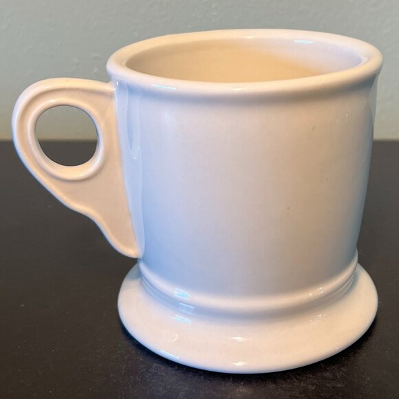 Anthropologie Letter H Monogram Initial Shaving Style Pedestal Base Mug Cup - Picture 5 of 9